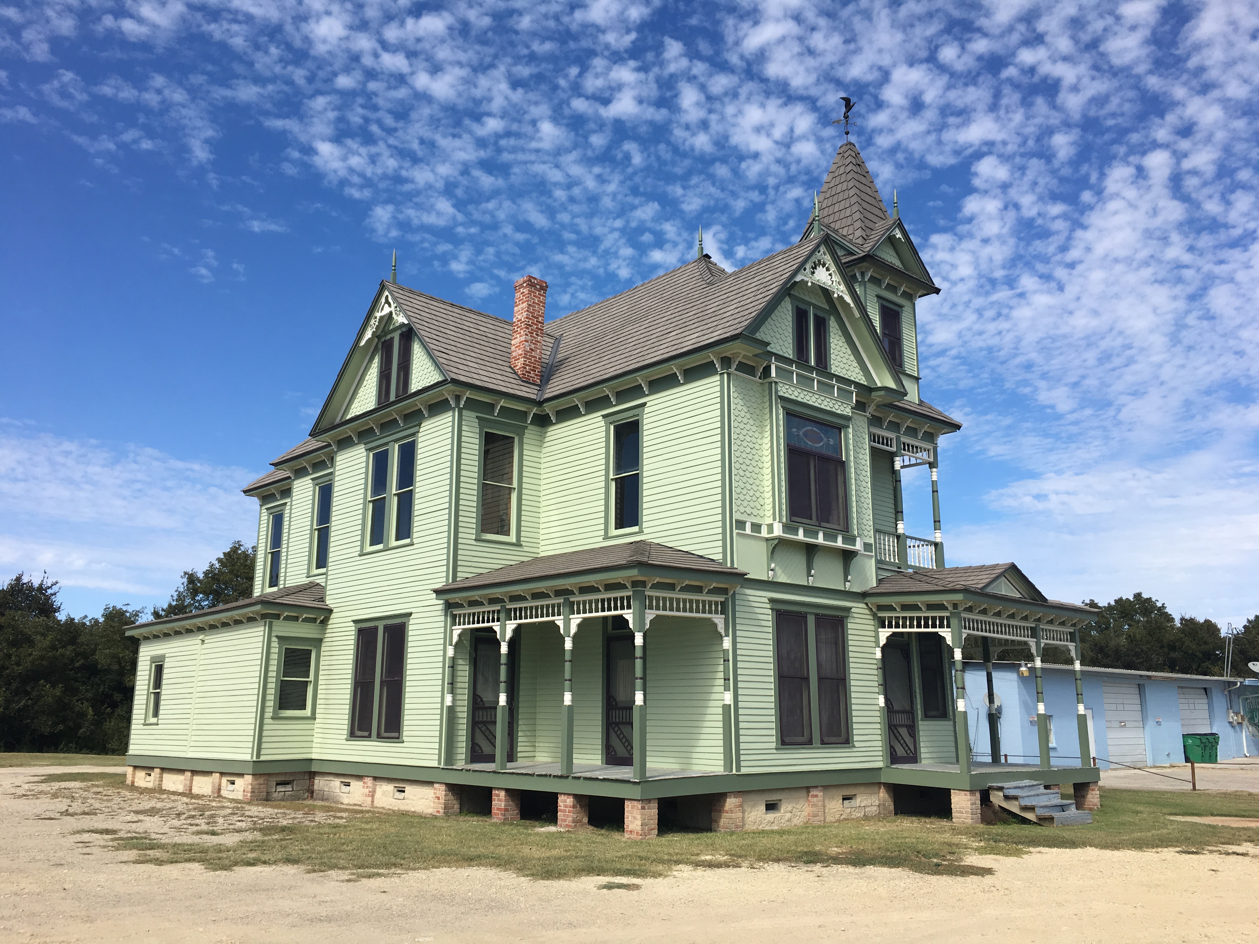 Oxford House Historical Museum in Stephenville TX — Heritage Roofing cedar shake shingle restoration on Victorian landmark